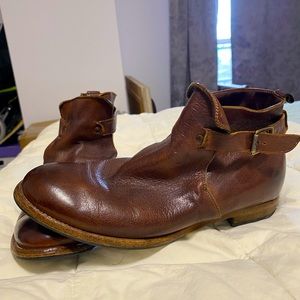 Italian leather ankle boots